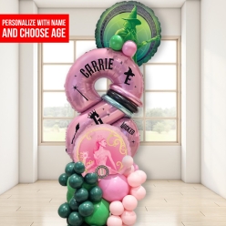 Wicked Airfill Personalized Balloon Column