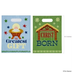 Fireside Folk Religious Christmas Goody Bags-50Pk