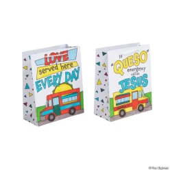 Colour Your Own Food Truck VBS Take Home Bags-12Pk