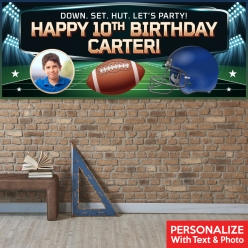 Football PERSONALIZED Giant PHOTO Banner