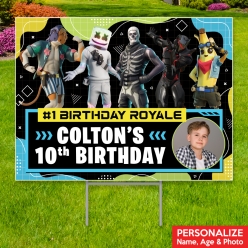 34% OFF: Fortnite Photo All Weather PERSONALIZED BIG Yard Sign