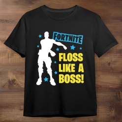 Floss Like a Boss Black T-shirt- Choose Size
