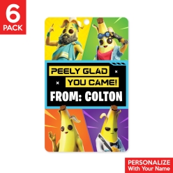 Fortnite PERSONALIZED Thank You Tags - 6 Pack