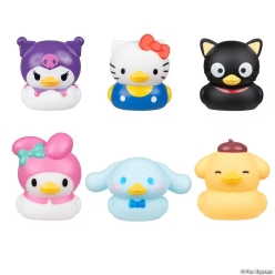 Hello Kitt & Firends Character Rubber Ducks-72Pk