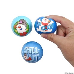 Frosty the Snowman Foam Stress Balls-18Pk
