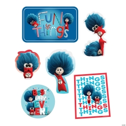Dr. Seuss Fun Things Wall Cutouts-6Pk