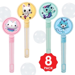 *Gabby Bubble Bottles w/Wands - 8 Pack