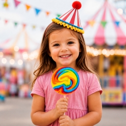 GIGANTIC Wrapped Carnival Lollipop