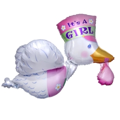 40% OFF: It's a Girl Stork 32