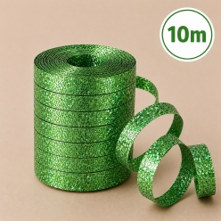Glittering Green Curling Ribbon - 10M