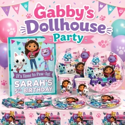 Gabby's Dollhouse Birthday Party Supplies
