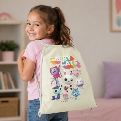 Gabby Cats Drawstring Backpack