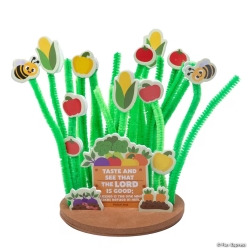 Religious Garden Gang 3D Garden Foam Craft Kit-6Pk