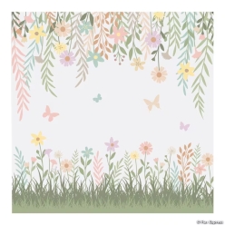 Enchanted Garden Polyester Photo Booth Backdrop