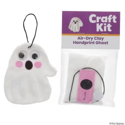 Air-Dry Clay Handprint Ghost Character Craft Kit