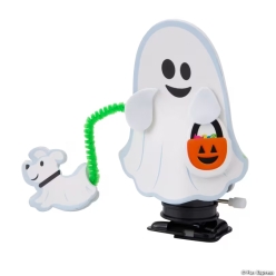 Ghost Walking Dog Wind-Up Craft Kit-12Pk