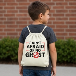 I Ain't Afraid of No Ghost Drawstring Backpack