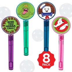 Ghostbusters Bubble Bottles w/Wands - 8 PACK