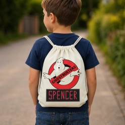 Ghostbusters Personalized Drawstring Backpack