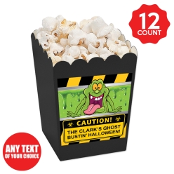 Personalized Ghostbusters Popcorn Treat Boxes 12pk