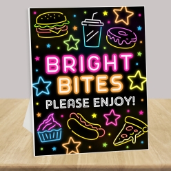 Neon Glow Food Station 14