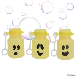 Halloween Ghost Glow-in-the-Dark Bubble Bottles-48Pk
