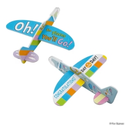 Dr. Seuss Oh, the Places You'll Go Foam Gliders-12Pk