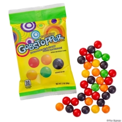 Gobstopper Fruit Flavoured Hard Candy Bags-12Pk