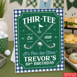 Golf Personalized 30th Birthday 14