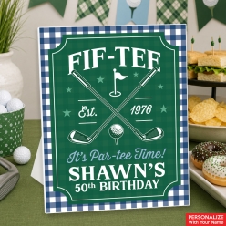 Golf Personalized 50th Birthday 14