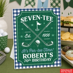 Golf Personalized 70th Birthday 14