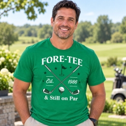 Golf Birthday 40th Birthday Green T-Shirt
