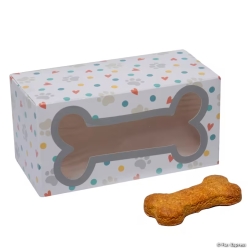 Dog Treat Boxes with Clear Window-12Pk