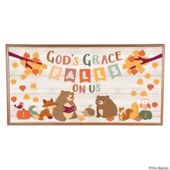 Harvest God's Grace Classroom Bulletin Board Set