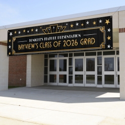 Grad PERSONALIZED Gigantic 15 FOOT Vinyl Keepsake Banner
