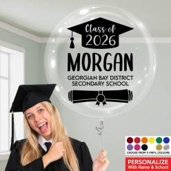 2026 Grad Cap Custom Name & School 24