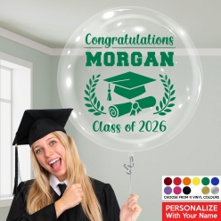 Congrats Crest Custom Name 24