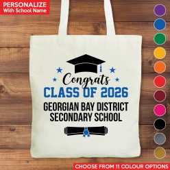 Grad 2026 School Name Personalized 13