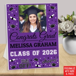 Purple Grad Congrats Custom Photo 14