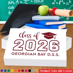 Class of 2026 PERSONALIZED School Name 17
