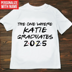 55% OFF: Grad 2025 Friends Personalized T-shirt- Choose Size