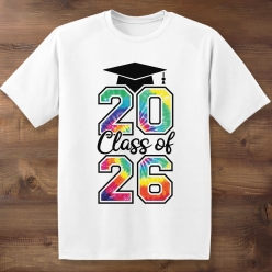 Class of 2026 Tie Dye T-shirt- Choose Size