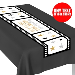 Hollywood PERSONALIZED Vinyl 5ft Grad Table Runner