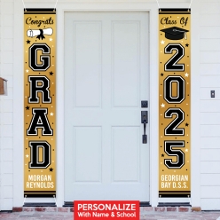 Grad Gold CUSTOM Giant Vertical Double Vinyl Banners 72