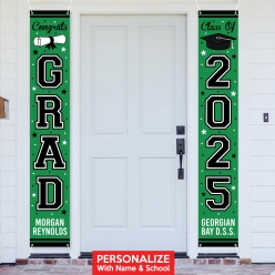 Grad Green CUSTOM Giant Vertical Double Vinyl Banners 72