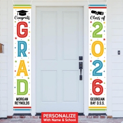 Grad Colourful CUSTOM Giant Vertical Double Vinyl Banners 72