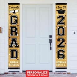 Grad Gold CUSTOM Giant Vertical Double Vinyl Banners 72