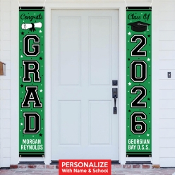 Grad Green CUSTOM Giant Vertical Double Vinyl Banners 72