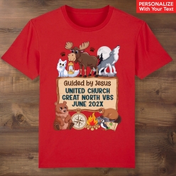 55% OFF: Great North VBS Custom Red Shirt- ALL SIZES