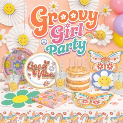 Groovy Girl Birthday Party Supplies